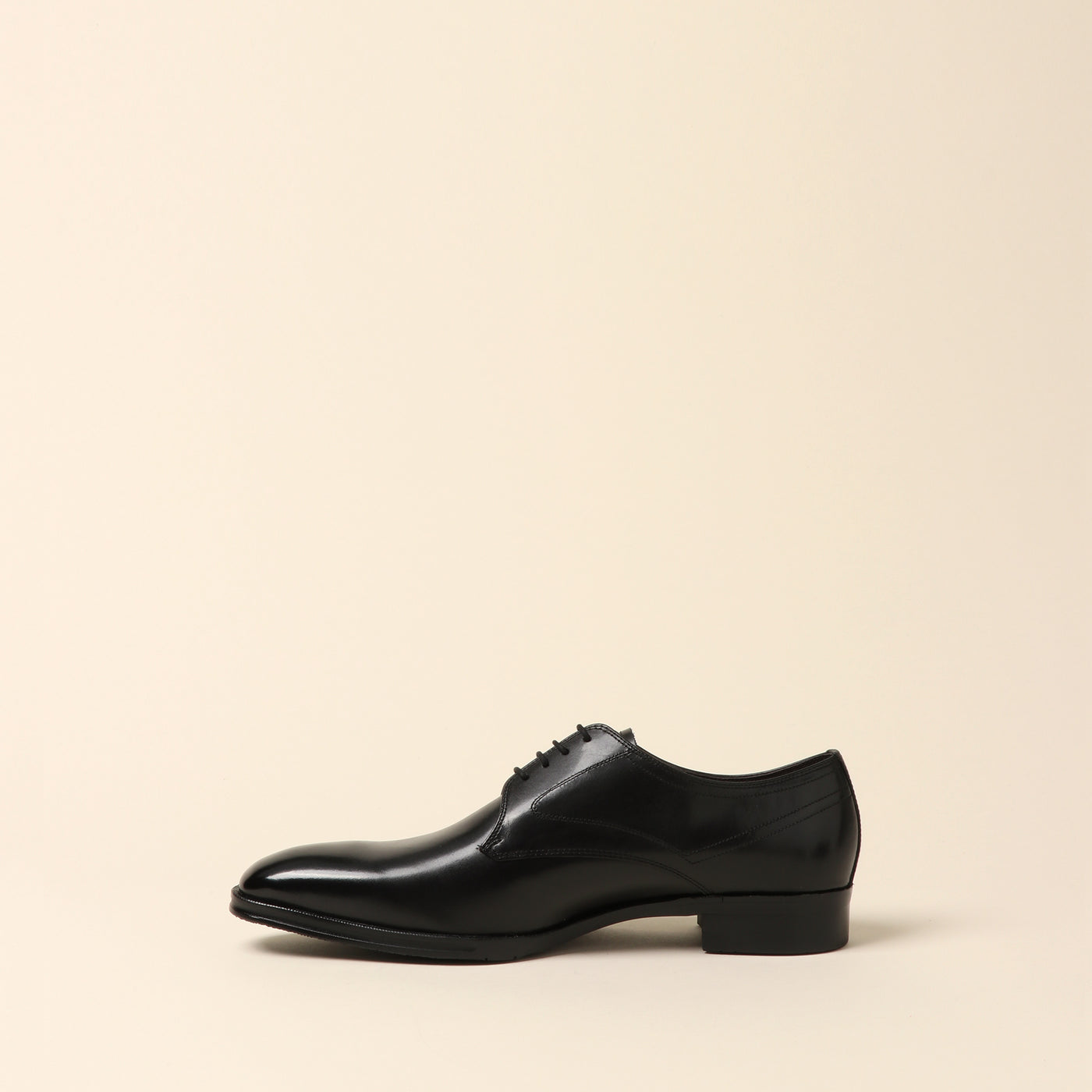 ＜madras＞plain toe 平頭鞋/黑色