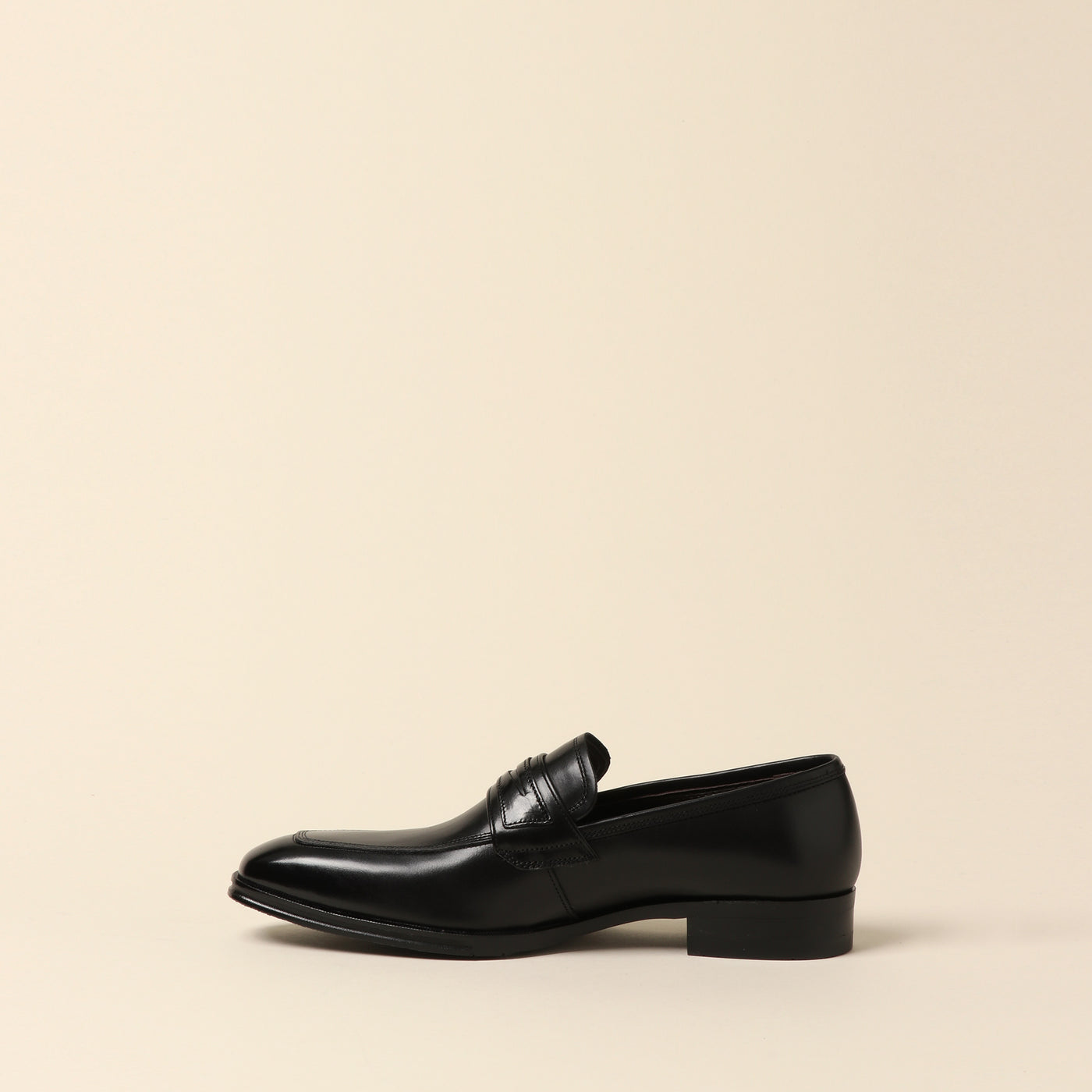 ＜madras＞Coin Loafer 經典樂福鞋/黑色