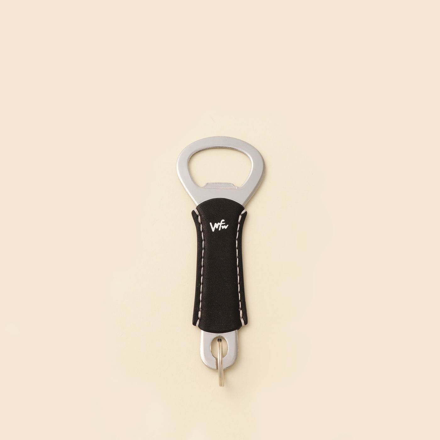 <Mojakawa> Bottle opener key ring / Nero