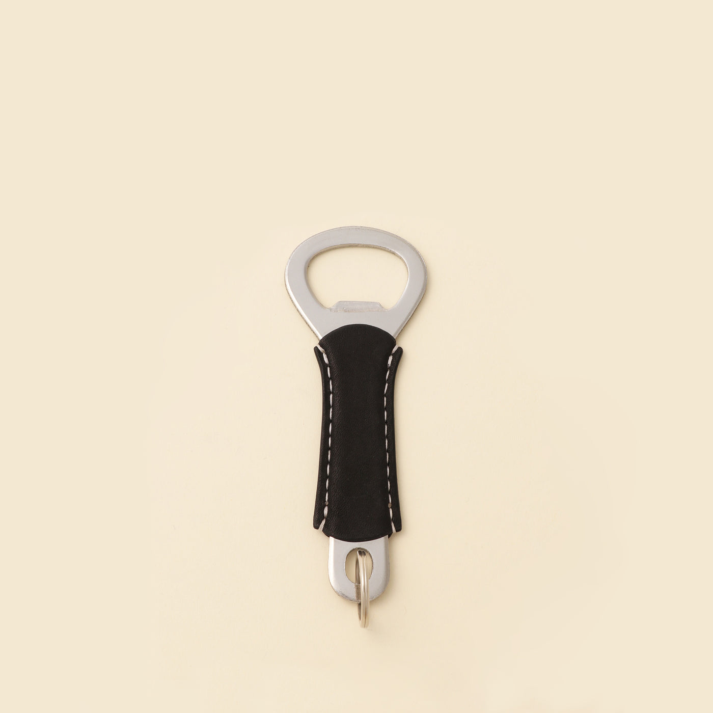 <Mojakawa> Bottle opener key ring / Nero