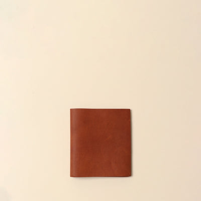 ＜Mojakawa> saba half Bifold wallet / brown