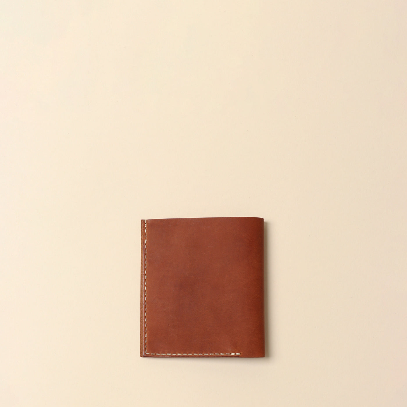 ＜Mojakawa> saba half Bifold wallet / brown