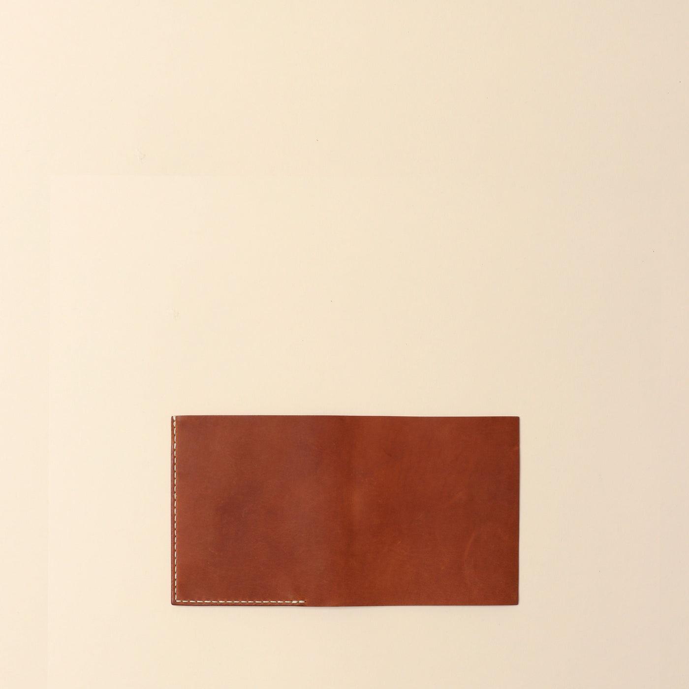 ＜Mojakawa> saba half Bifold wallet / brown