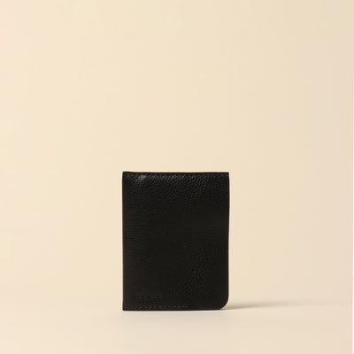 ＜Mojakawa> nane half wallet / black