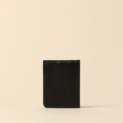 ＜Mojakawa> nane half wallet / black