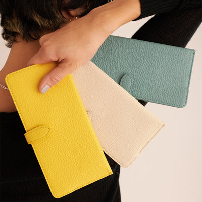 ＜Atelier nuu＞ lim系列 - smart long wallet / 象牙白