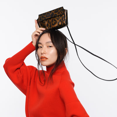 ＜Coquette＞Mini Lou 側肩包/黑色