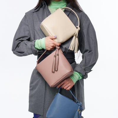 <Atelier Nuu> loop mini bucket / gray