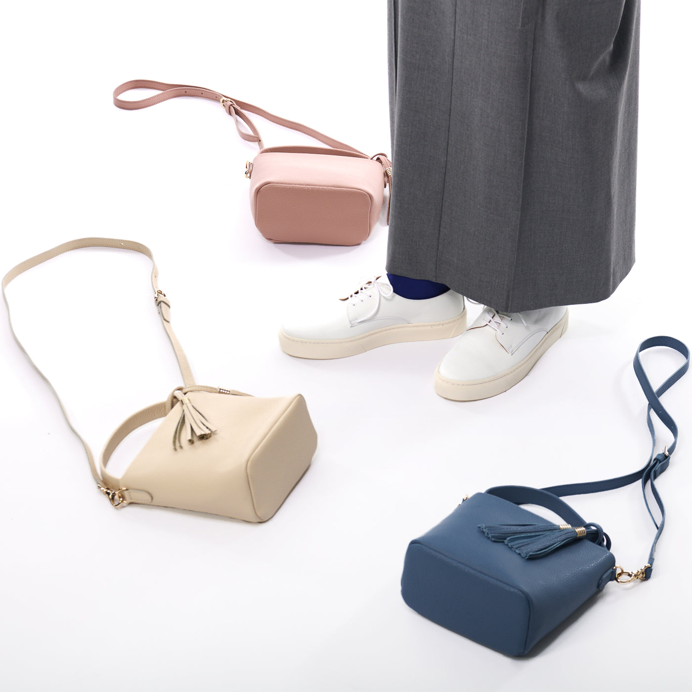 <Atelier Nuu> loop mini bucket/ivory